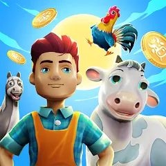CropBytes: A Crypto Farm Game (КропБайтс) [МОД Бесконечные монеты] APK Android
