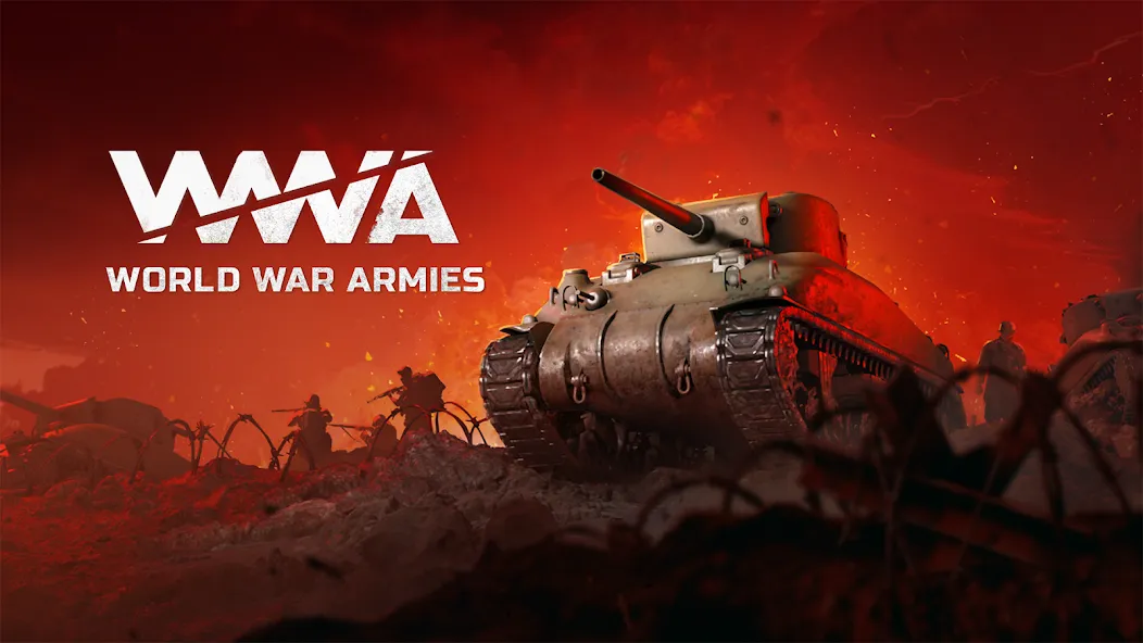 World War Armies: WW2 PvP RTS (Ворлд Вор Армиз) [МОД Mega Pack] APK Android Screenshot 1