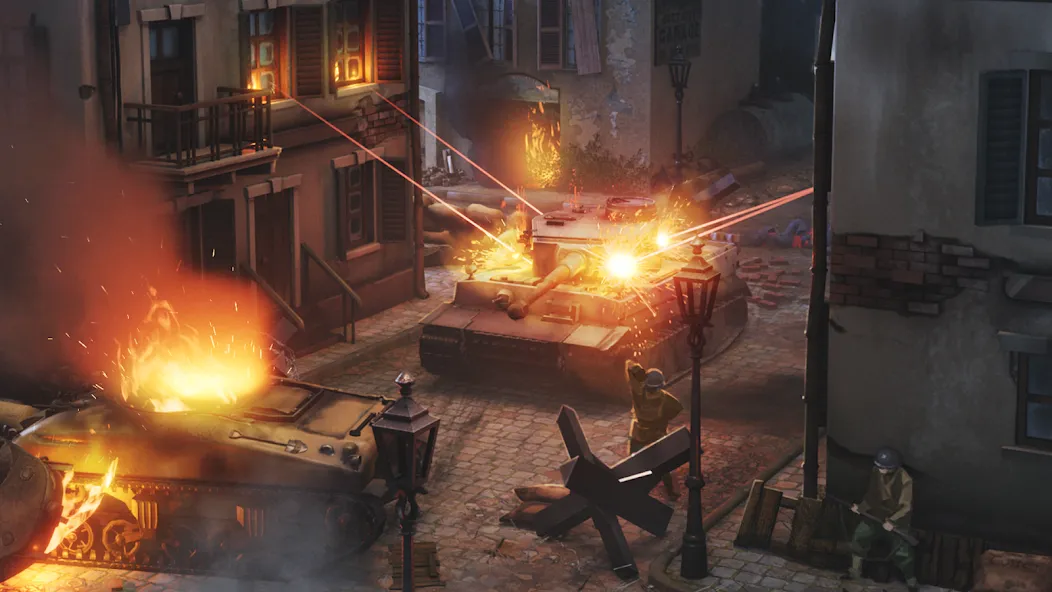 World War Armies: WW2 PvP RTS (Ворлд Вор Армиз) [МОД Mega Pack] APK Android Screenshot 4