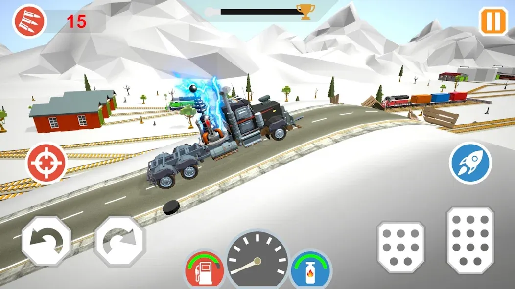 Zombie Cars Crush: Racing Die (Зомби Карс) [МОД Все открыто] APK Android Screenshot 2