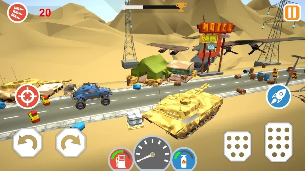 Zombie Cars Crush: Racing Die (Зомби Карс) [МОД Все открыто] APK Android Screenshot 3