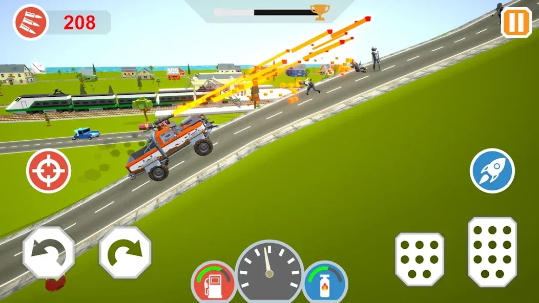 Zombie Cars Crush: Racing Die (Зомби Карс) [МОД Все открыто] APK Android Screenshot 5