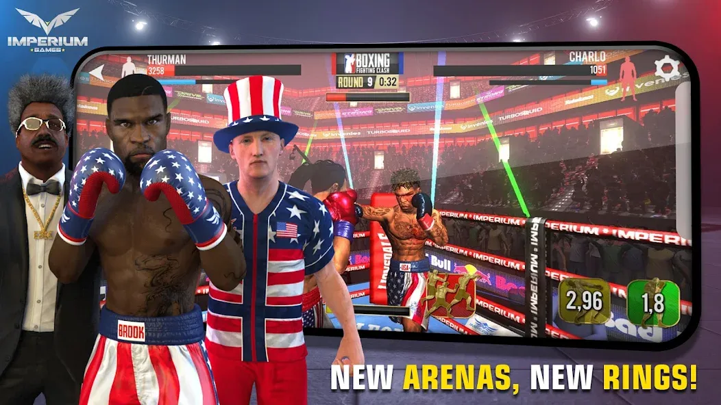 Boxing - Fighting Clash (Боксинг) [МОД Много денег] APK Android Screenshot 3