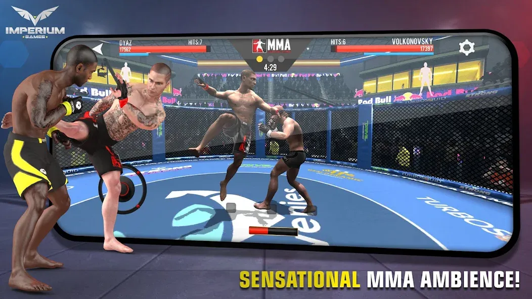 MMA Fighting Clash (ММА Файтинг Клэш) [МОД Бесконечные монеты] APK Android Screenshot 3