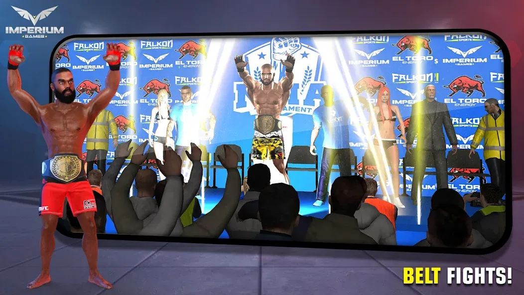 MMA Fighting Clash (ММА Файтинг Клэш) [МОД Бесконечные монеты] APK Android Screenshot 4