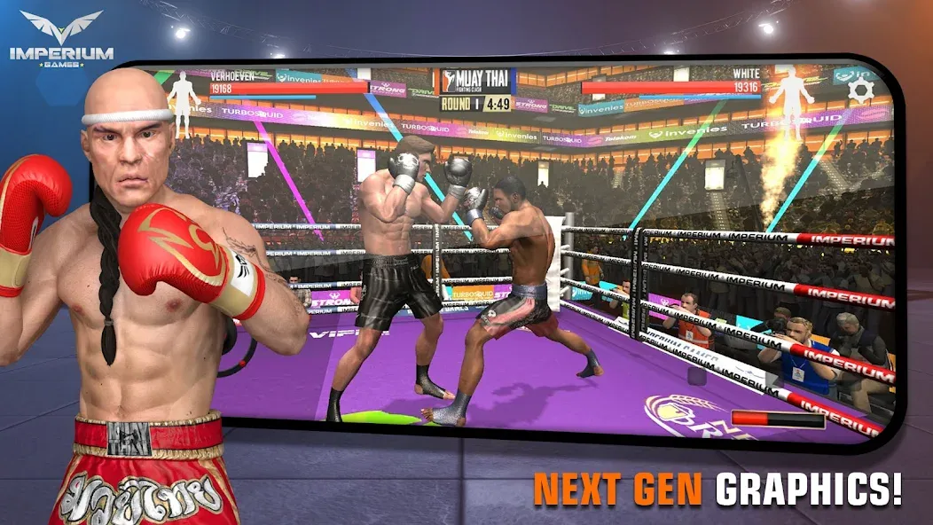 Muay Thai 2 - Fighting Clash (Муай Тай 2) [МОД Много денег] APK Android Screenshot 1