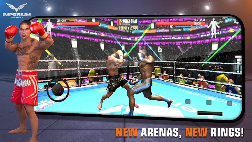 Muay Thai 2 - Fighting Clash (Муай Тай 2) [МОД Много денег] APK Android Screenshot 2