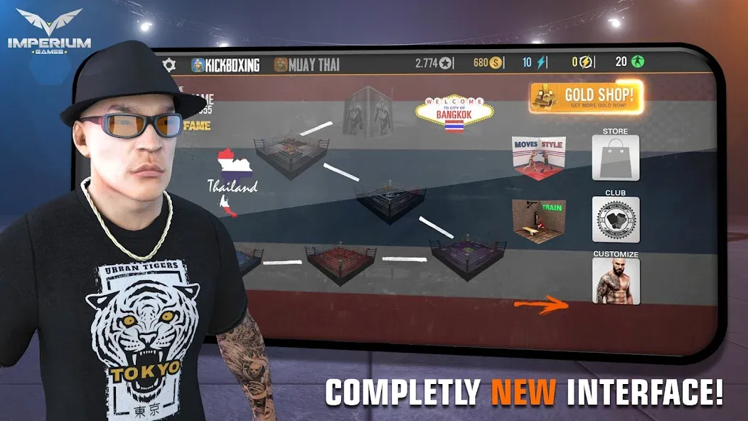 Muay Thai 2 - Fighting Clash (Муай Тай 2) [МОД Много денег] APK Android Screenshot 4