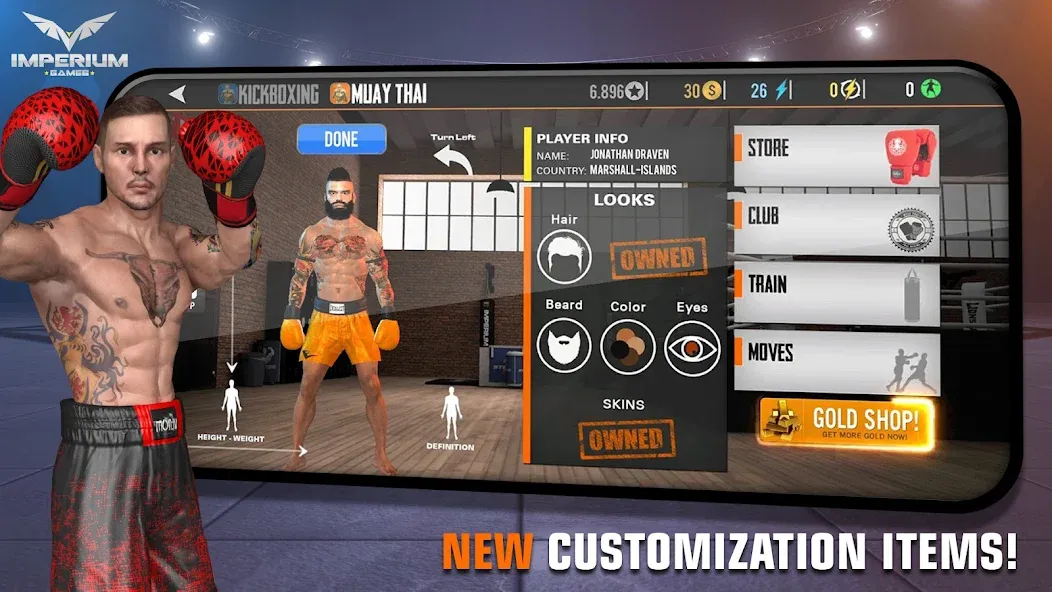 Muay Thai 2 - Fighting Clash (Муай Тай 2) [МОД Много денег] APK Android Screenshot 5