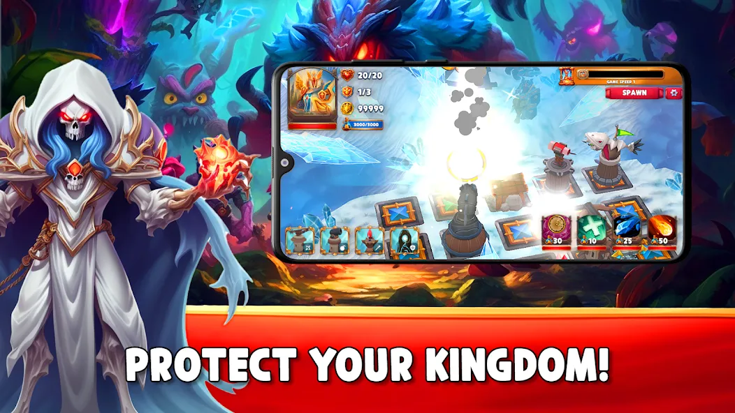 Gaiarus: TD Battles & Heroes [МОД Premium] APK Android Screenshot 4