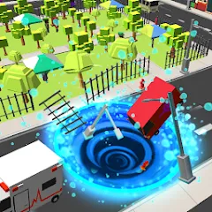 Holein eating games io offline [МОД Premium] APK Android