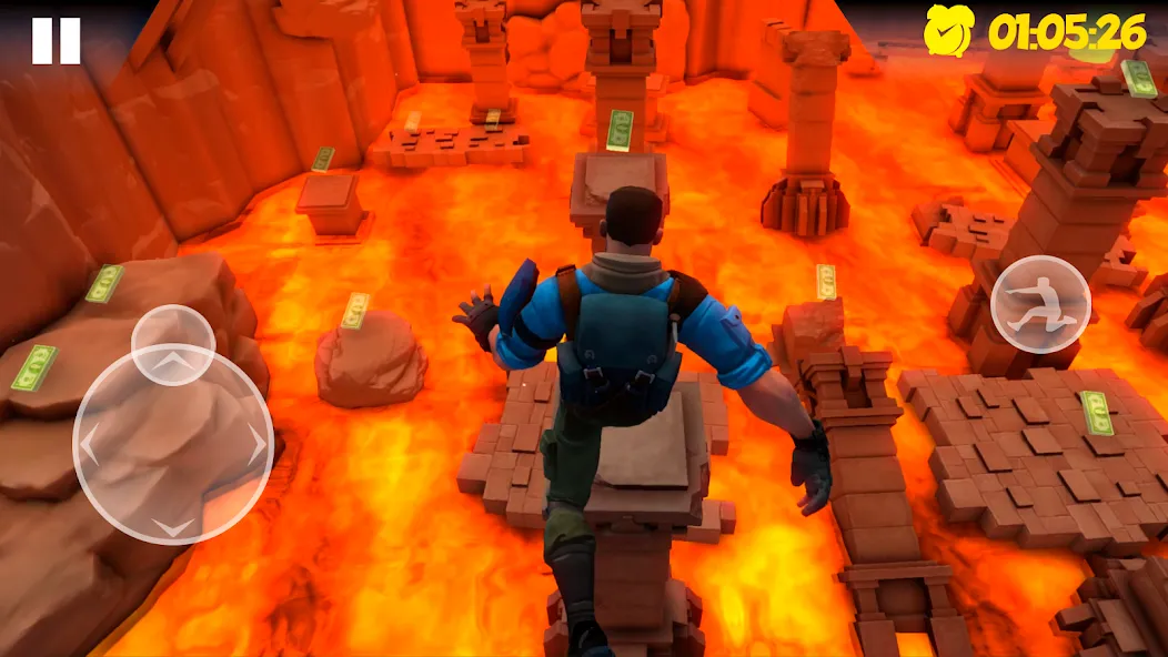 Hot Lava Floor: Urban Escape (Хот Лава Флор) [МОД Mega Pack] APK Android Screenshot 3