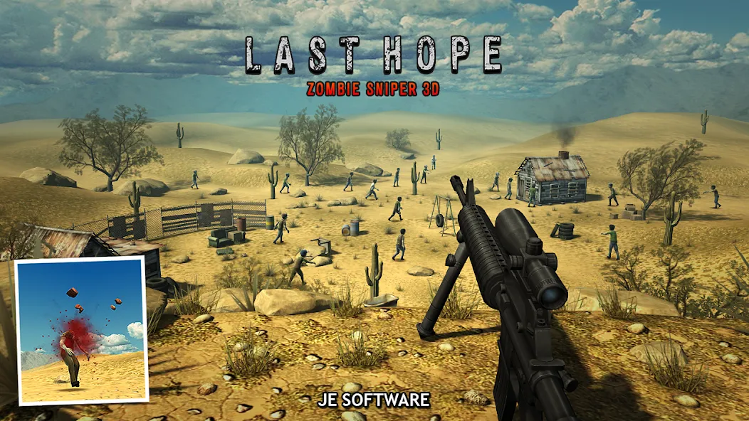 Last Hope - Zombie Sniper 3D (Ласт Хоуп) [МОД Меню] APK Android Screenshot 3