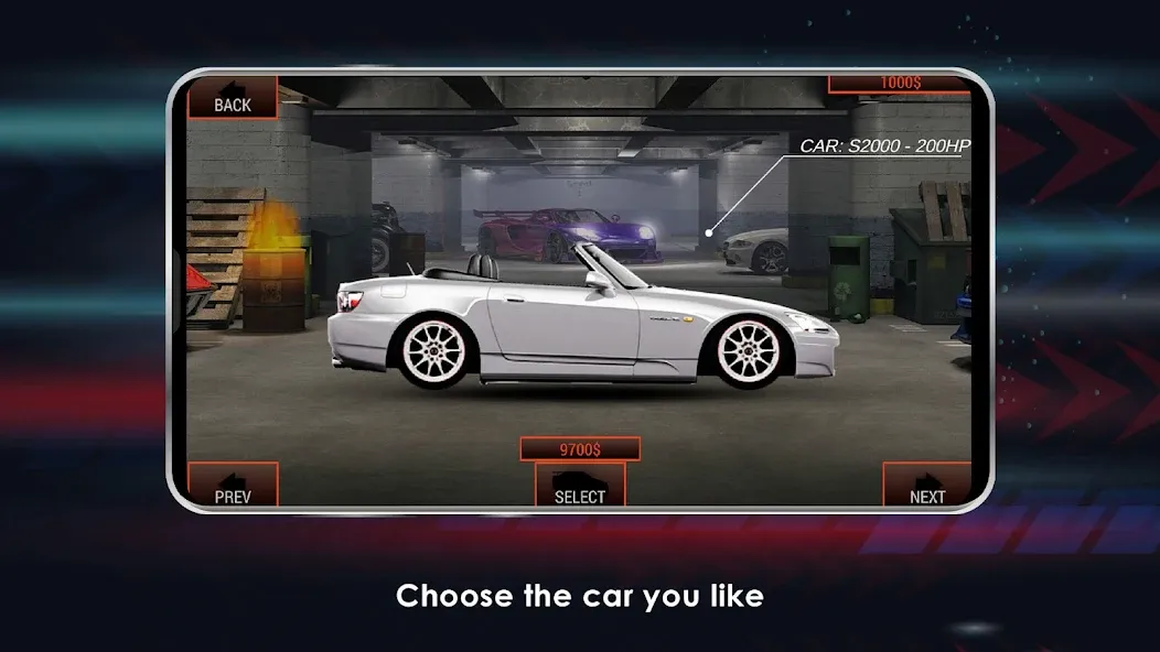 Japan Drag Racing (Драгрейсинг в Японии) [МОД Unlocked] APK Android Screenshot 1