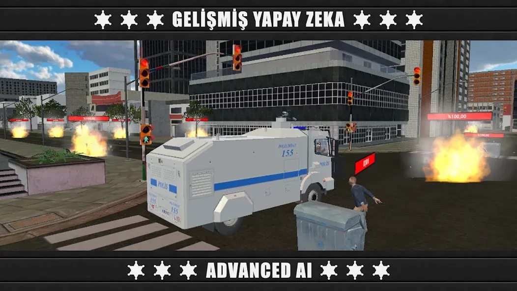 Vazife Polis Çevik Kuvvet 2024 (Организация беспорядков) [МОД Mega Pack] APK Android Screenshot 4