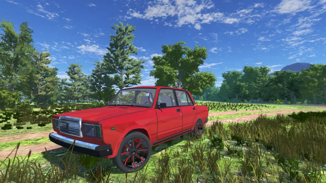 Russian Car Lada 3D [МОД Все открыто] APK Android Screenshot 2