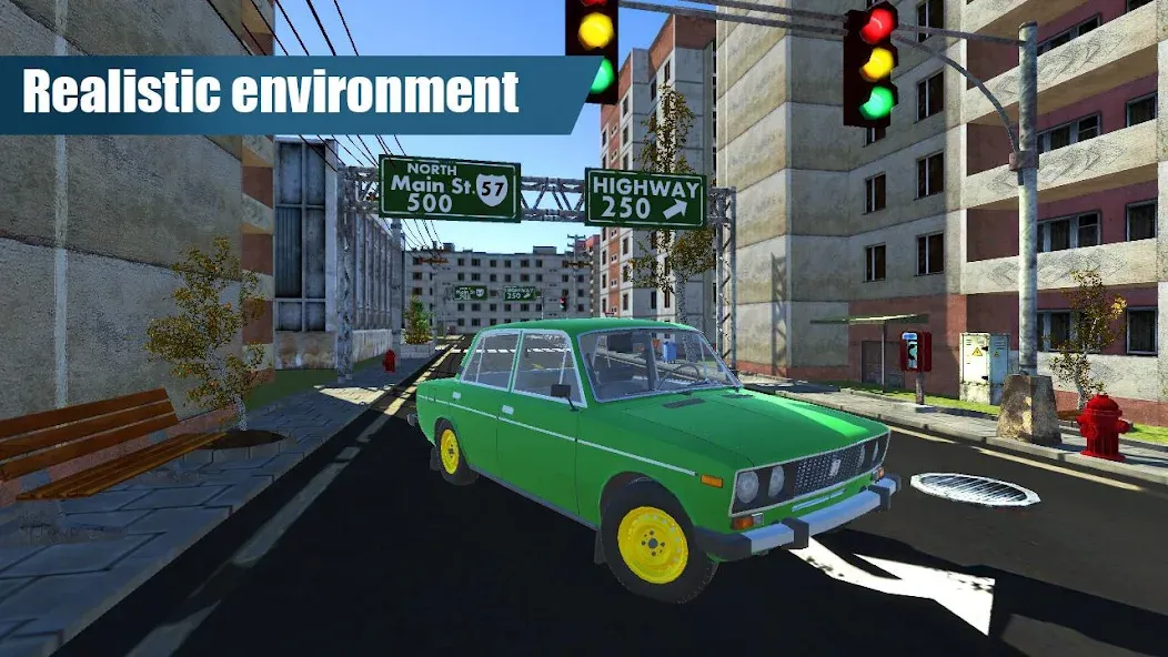 Russian Cars - USSR Version [МОД Меню] APK Android Screenshot 1
