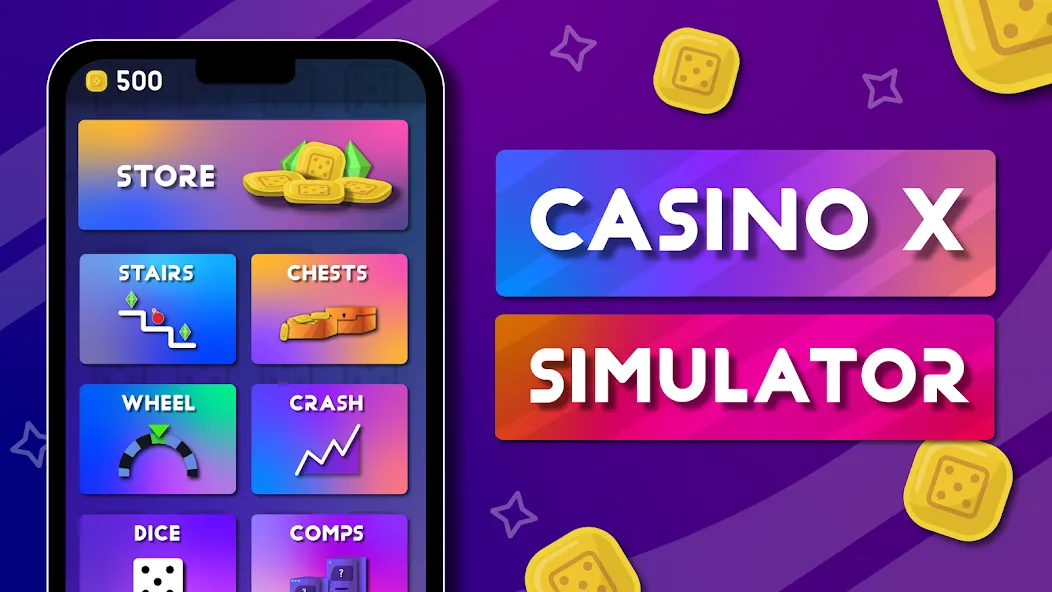 Casino X - Casino Simulator (Казино Икс) [МОД Меню] APK Android Screenshot 1