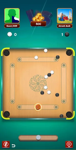 Carrom Board Clash : Pool game (Карром борд пул игра) [МОД Бесконечные монеты] APK Android Screenshot 2