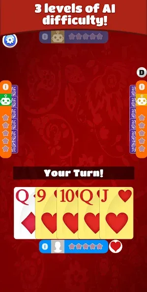 Euchre (Юкер) [МОД Unlocked] APK Android Screenshot 2