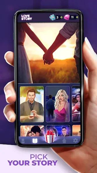 Love Story ® Romance Games (Лав стори) [МОД Mega Pack] APK Android Screenshot 4