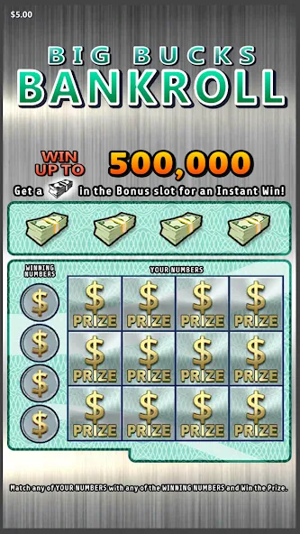 Scratch Off Lottery Casino (Скретч Офф Лотерейное Казино) [МОД Mega Pack] APK Android Screenshot 1