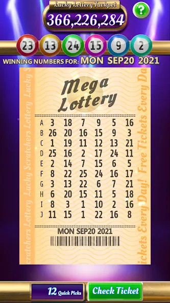 Scratch Off Lottery Casino (Скретч Офф Лотерейное Казино) [МОД Mega Pack] APK Android Screenshot 3