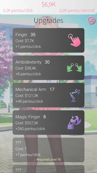 WAIFU CLICKER Sexy Anime Girls (УАЙФУ КЛИКЕР) [МОД Premium] APK Android Screenshot 3