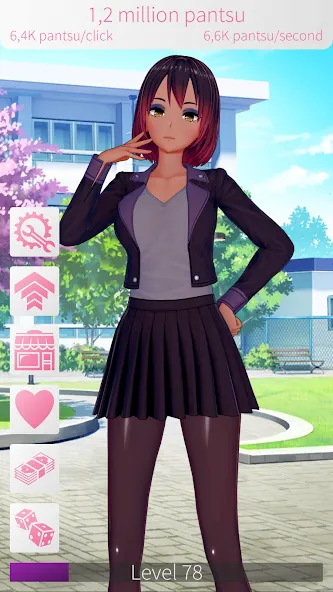 WAIFU CLICKER Sexy Anime Girls (УАЙФУ КЛИКЕР) [МОД Premium] APK Android Screenshot 5