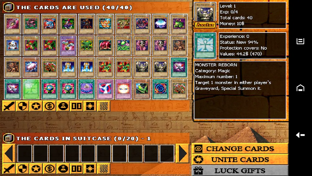 Magic Card - Yugi memories (Маджик Кард) [МОД Mega Pack] APK Android Screenshot 2