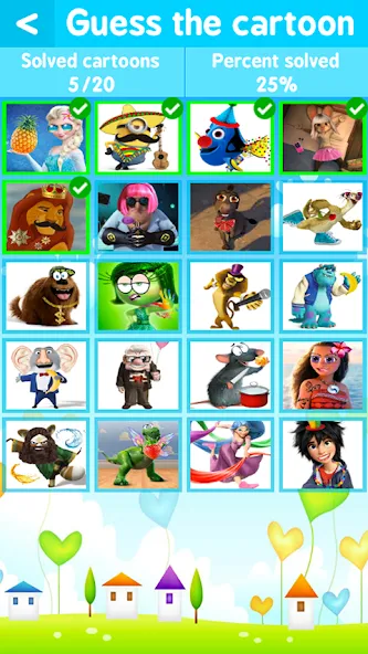 Cartoon Quiz [МОД Premium] APK Android Screenshot 2