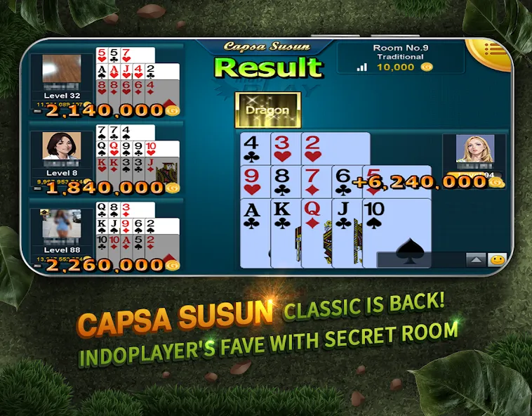 Indoplay-Capsa Domino QQ Poker (Индоплэй) [МОД Unlocked] APK Android Screenshot 2