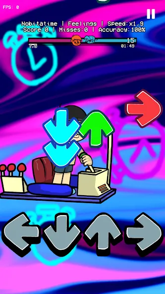 Music Battle Anime Corruption (Аниме Коллекция Все Модификации) [МОД Бесконечные монеты] APK Android Screenshot 1