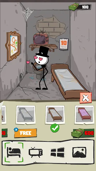 Prison Break: Stick Story (Призон Брейк) [МОД Unlocked] APK Android Screenshot 3
