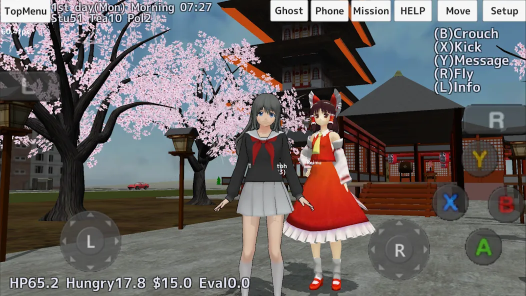 School Girls Simulator (Школьный девичник Симулятор) [МОД Premium] APK Android Screenshot 2