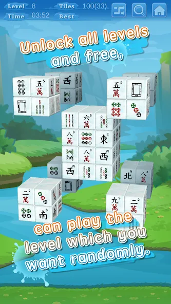 Stacker Mahjong 3D (Стаккер Маджонг 3Д) [МОД Меню] APK Android Screenshot 3
