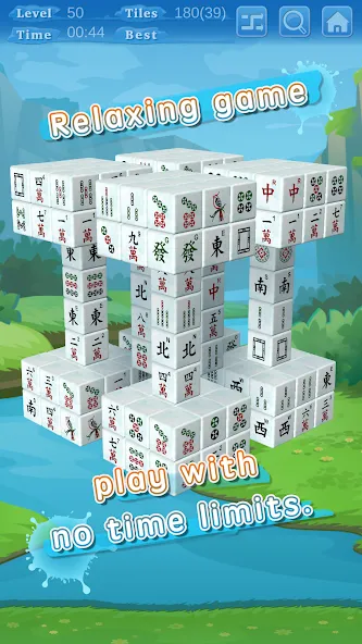 Stacker Mahjong 3D (Стаккер Маджонг 3Д) [МОД Меню] APK Android Screenshot 4