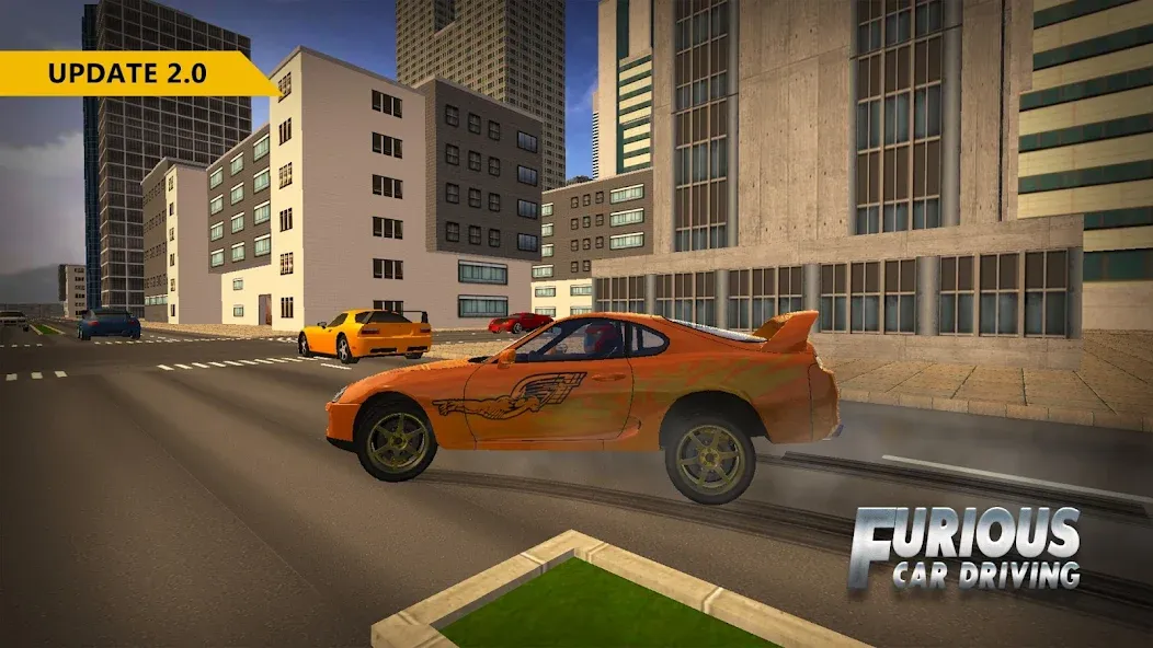 Furious Car Driving 2023 (Фьюриас Кар Драйвинг 2022) [МОД Бесконечные монеты] APK Android Screenshot 2