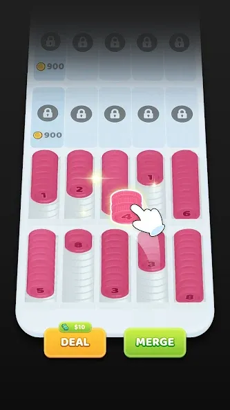 Coin Sort (Коин сорт) [МОД Бесконечные монеты] APK Android Screenshot 1