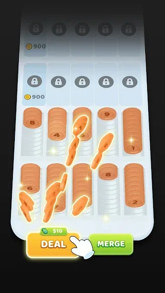 Coin Sort (Коин сорт) [МОД Бесконечные монеты] APK Android Screenshot 2