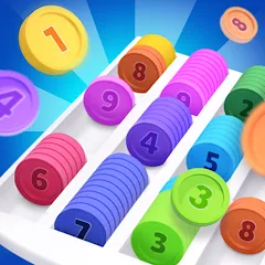 Coin Sort (Коин сорт) [МОД Бесконечные монеты] APK Android