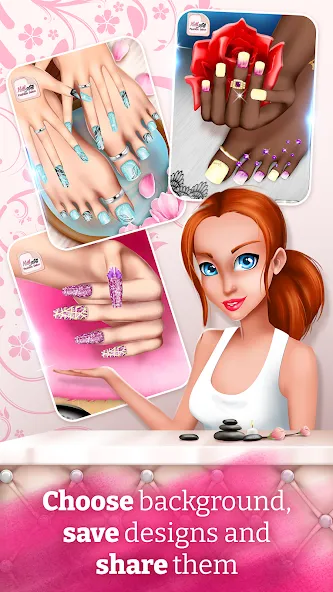 Nail Art Fashion Salon Game [МОД Mega Pack] APK Android Screenshot 5