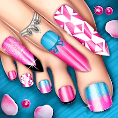 Nail Art Fashion Salon Game [МОД Mega Pack] APK Android