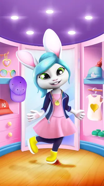 Bu Bunny - Cute pet care game [МОД Все открыто] APK Android Screenshot 5