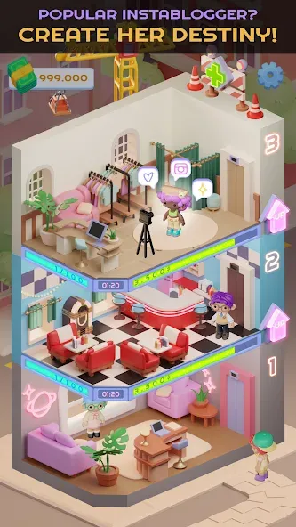 Idol Tower: K-pop & Models (Айдол Тауэр) [МОД Unlocked] APK Android Screenshot 1