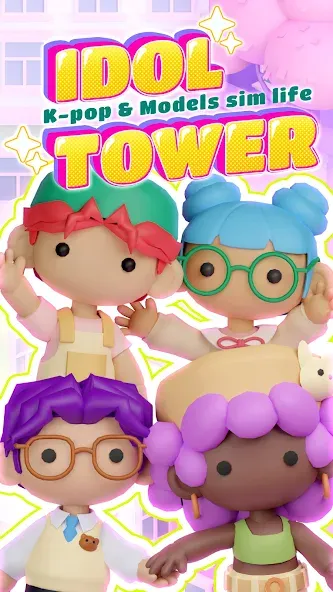 Idol Tower: K-pop & Models (Айдол Тауэр) [МОД Unlocked] APK Android Screenshot 4