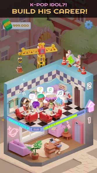 Idol Tower: K-pop & Models (Айдол Тауэр) [МОД Unlocked] APK Android Screenshot 5