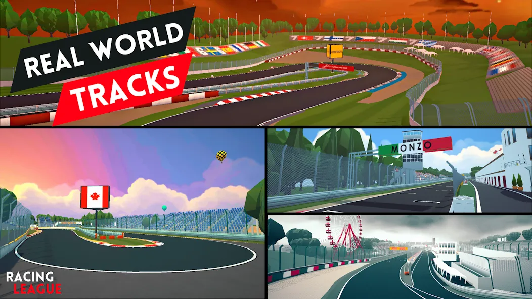 Racing League: 3D Race Offline (Рейсинг Лига) [МОД Mega Pack] APK Android Screenshot 2