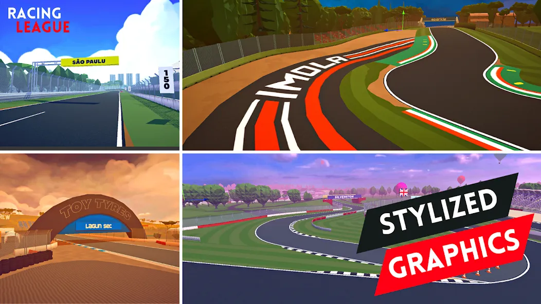 Racing League: 3D Race Offline (Рейсинг Лига) [МОД Mega Pack] APK Android Screenshot 4