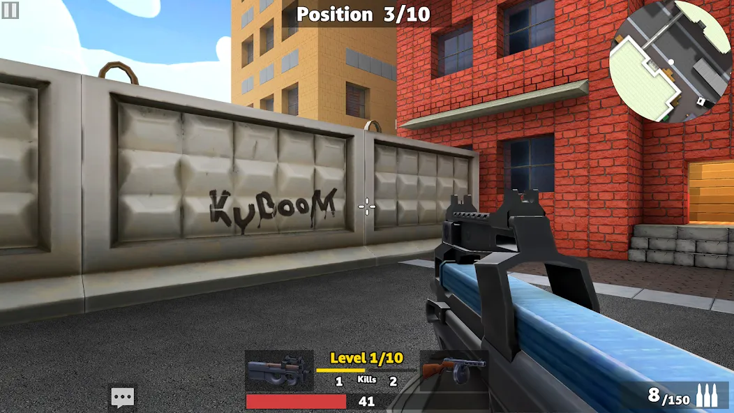KUBOOM 3D: FPS Shooting Games [МОД Unlocked] APK Android Screenshot 1